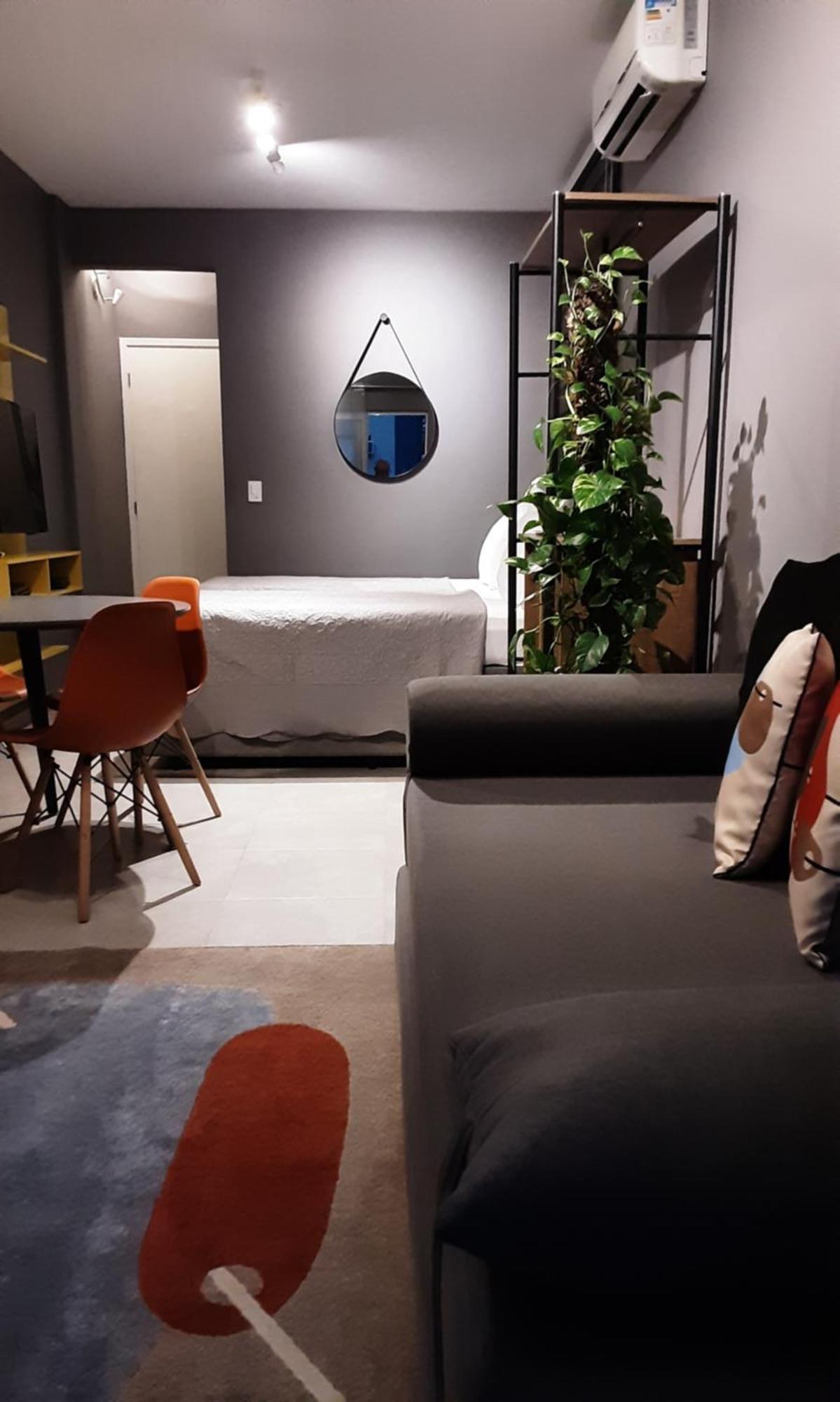 Varanda Mar - Estudio Em Santos Na Quadra Da Praia Buitenkant foto