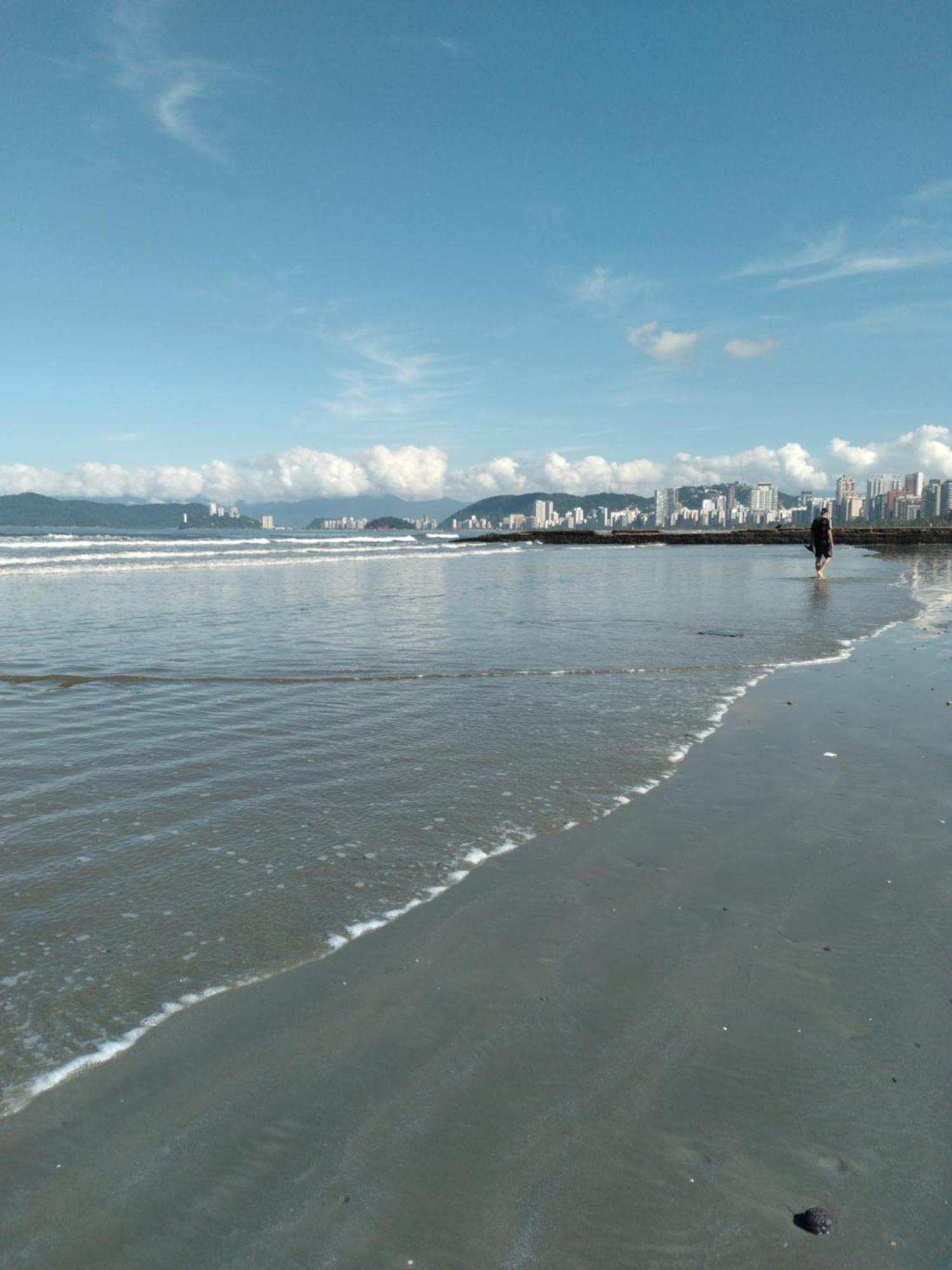 Varanda Mar - Estudio Em Santos Na Quadra Da Praia Buitenkant foto